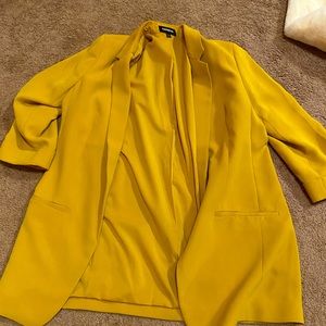 Yellow Express blazer!